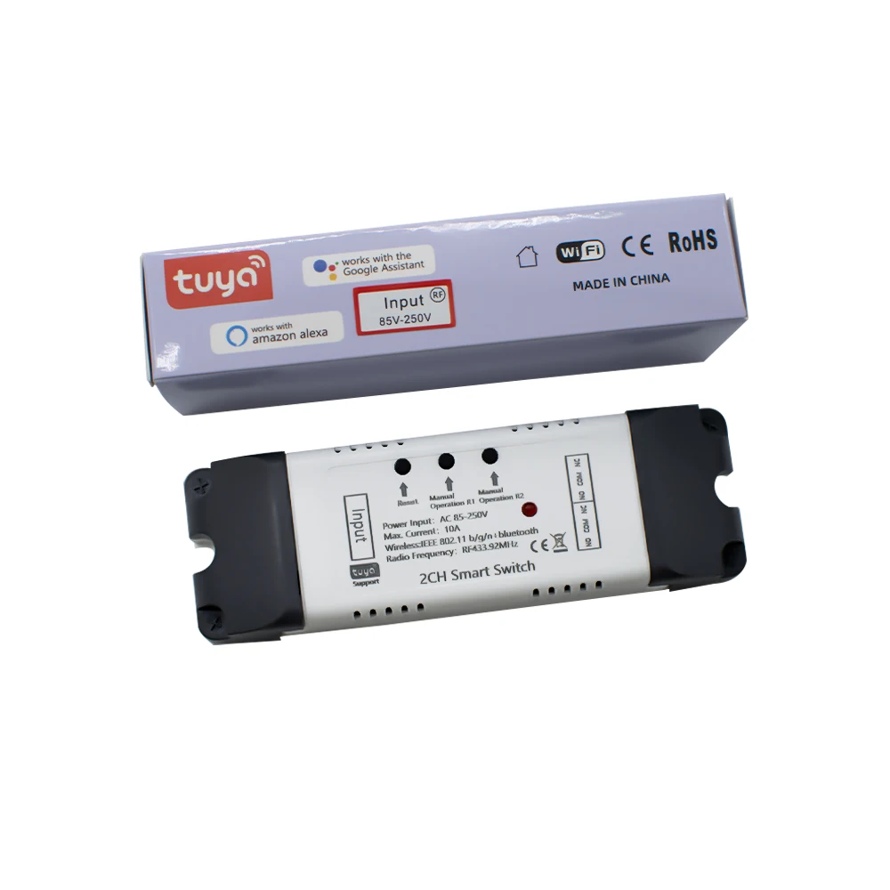 Tuya DC AC 12 В 24 32 220 Wi-Fi переключатель реле умный дом пульт дистанционного управления
