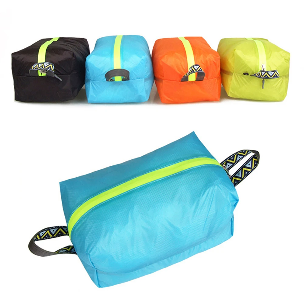 

Outdoor Travel Ultra Light Waterproof Rainproof Shoe Bag Portable Silicone Nylon Clothing Storage Bag Shoe Bag Travel Supplies