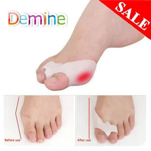 2 шт силиконовый гелевый для ног пальцы два отверстия носок сепаратор косточка на большом пальце профилактика бурсита профилактика косточек на ноге ноги накладки