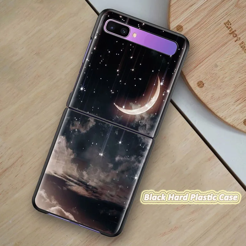 Чехол книжка с рисунком звездного неба и Луны для Samsung Galaxy Z|Бамперы| |