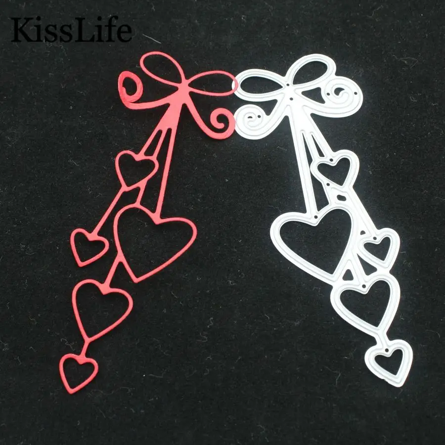 Красивое сердце бабочка галстук-бабочка тиснение металла резки штампы Kscraft