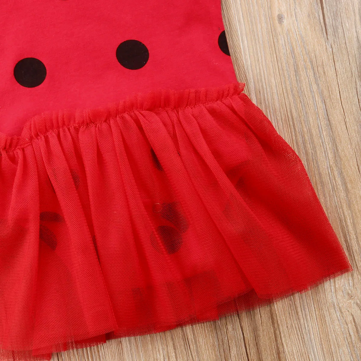 Костюм божья коровка для новорожденных девочек комбинезон пачка + шляпа нарядное