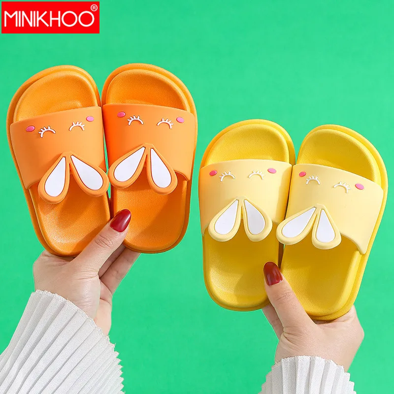 2020 новые детские тапочки Пляжные вьетнамки для мальчиков и девочек Забавная