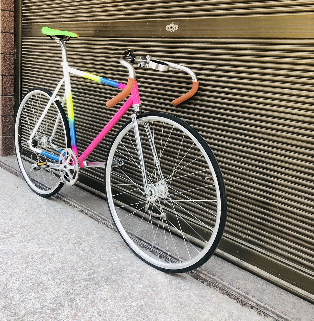 700C Fixie велосипедная дорожка Односкоростной велосипед 57 см с фиксированной