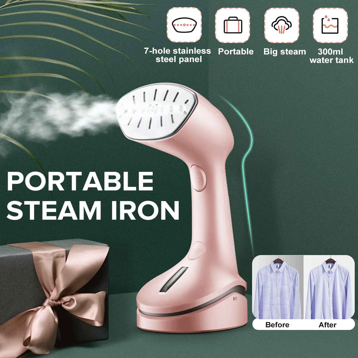 

1000W Household Electric Garment Cleaner Handheld Garment Steamer Steam Hanging Ironing Machine Steam Ironing Clothes Generator