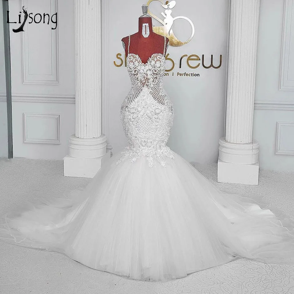 

Роскошное Свадебное платье Aso Ebi 2021, кружевное женское платье с юбкой-годе, свадебные платья, женское платье
