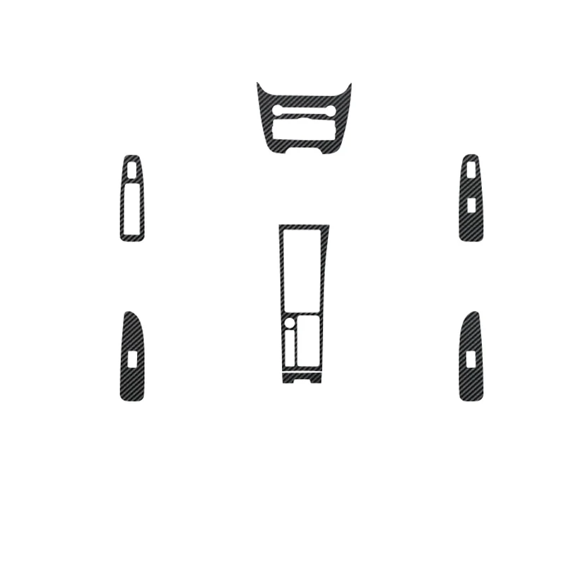 

Carbon Fiber Central Control Panel Gear Door Air Panel Car Film Interior Cover Trim Sticker for Lincoln Corsair 2020-2021