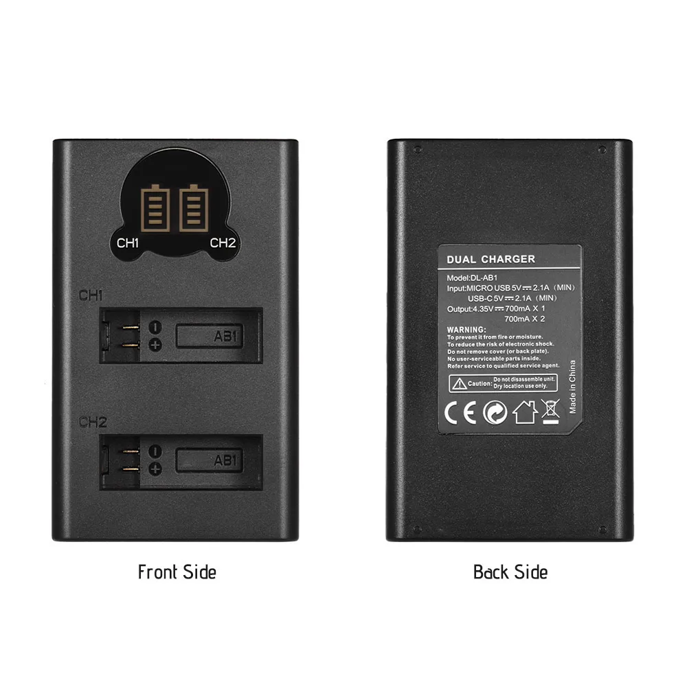 Комплект для зарядки с двумя портами Двухканальное зарядное устройство