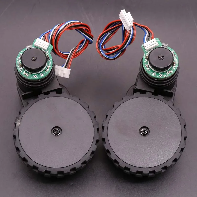 

1 Pair Gear Motor for Sweeping Robot DC 12V 100mA Plastic Gearbox Coded Speed DC Gear Motor Wheels,Left & Right,Gear Ratio 1:63
