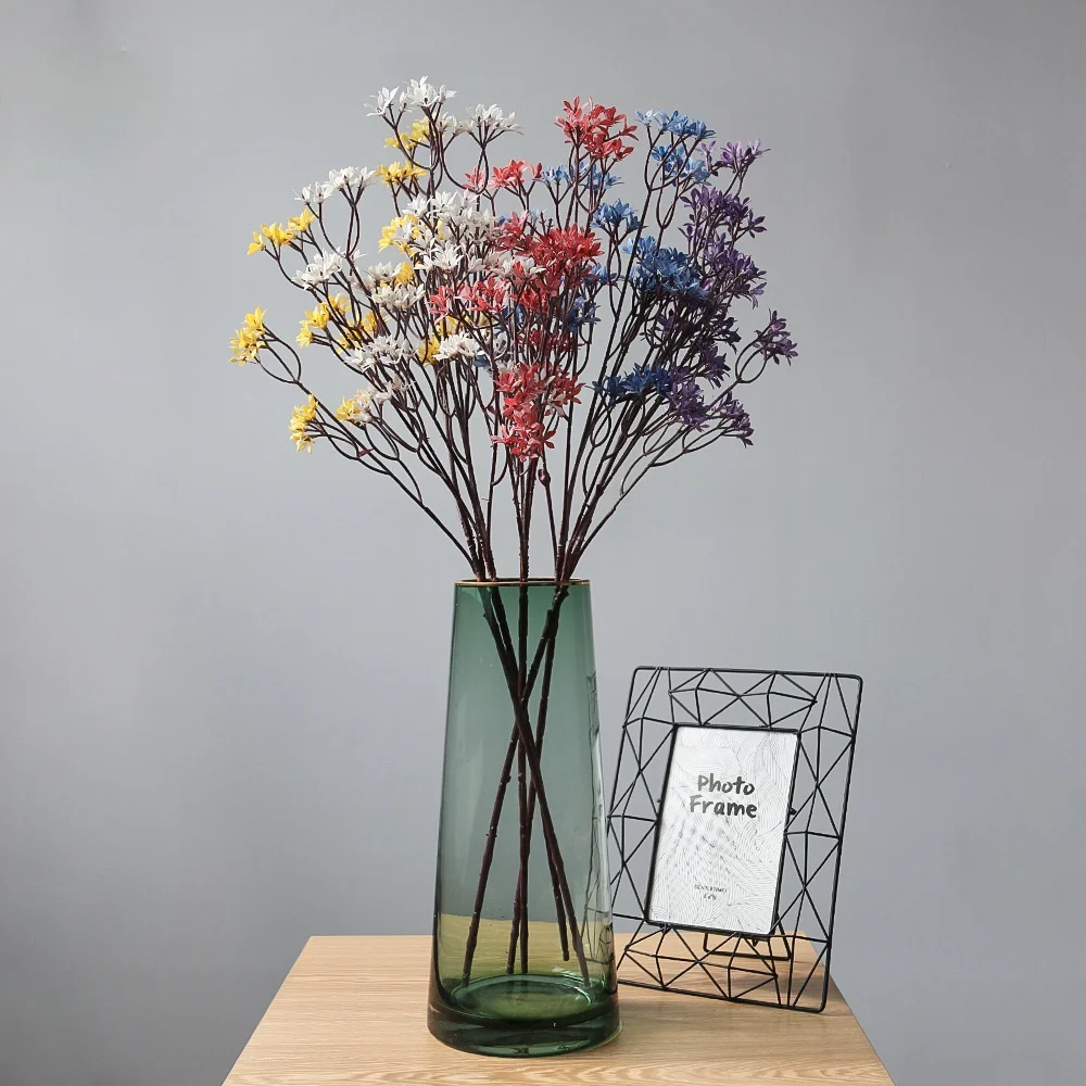 

Home Vase Decoration Artificial Plant Atomization Distressed Long 5 Claws Five-eared Flower Indoor Restaurant Partition Flower