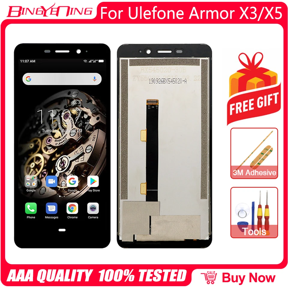 Для Ulefone Armor X3 5 X5 X6 2 3 сменный экран в сборе|Экраны для мобильных телефонов| |