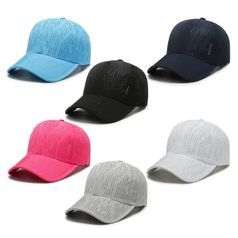 Летняя быстросохнущая Спортивная Солнцезащитная шляпа унисекс с Люверсами |