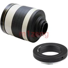 500 мм f6.3 T крепление зеркальный телеобъектив Черный для камеры canon eos ef-m eosr nikon n1 pentax sony a7 a7r4 fuji xt4 Olympus m43