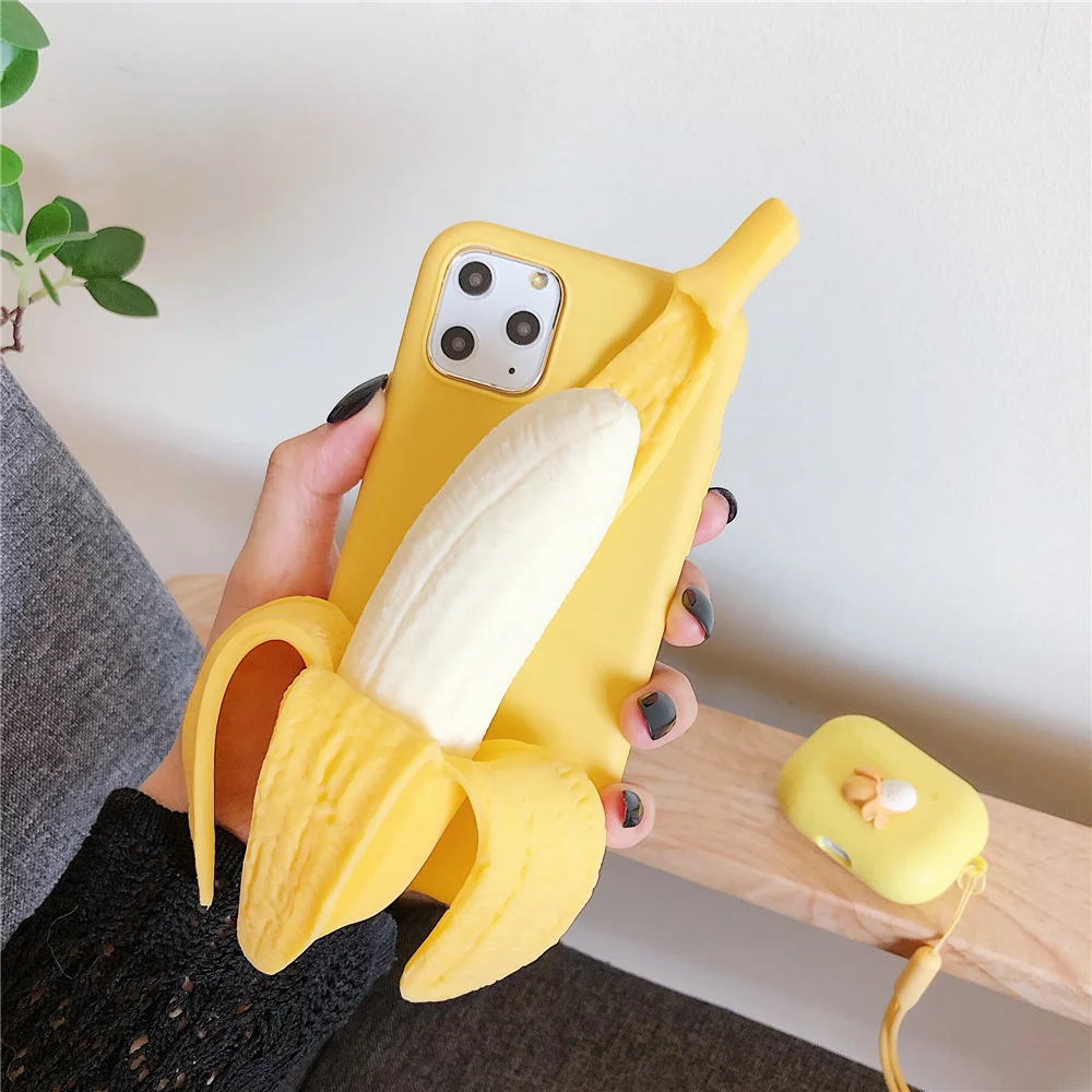 

Reliever Peeled banana Pop Case For Samsung Galaxy S6 S7 Edge S8 S9 S10 S10e S21 S20 FE Note 8 9 10 Plus Lite 20 Ultra Cover