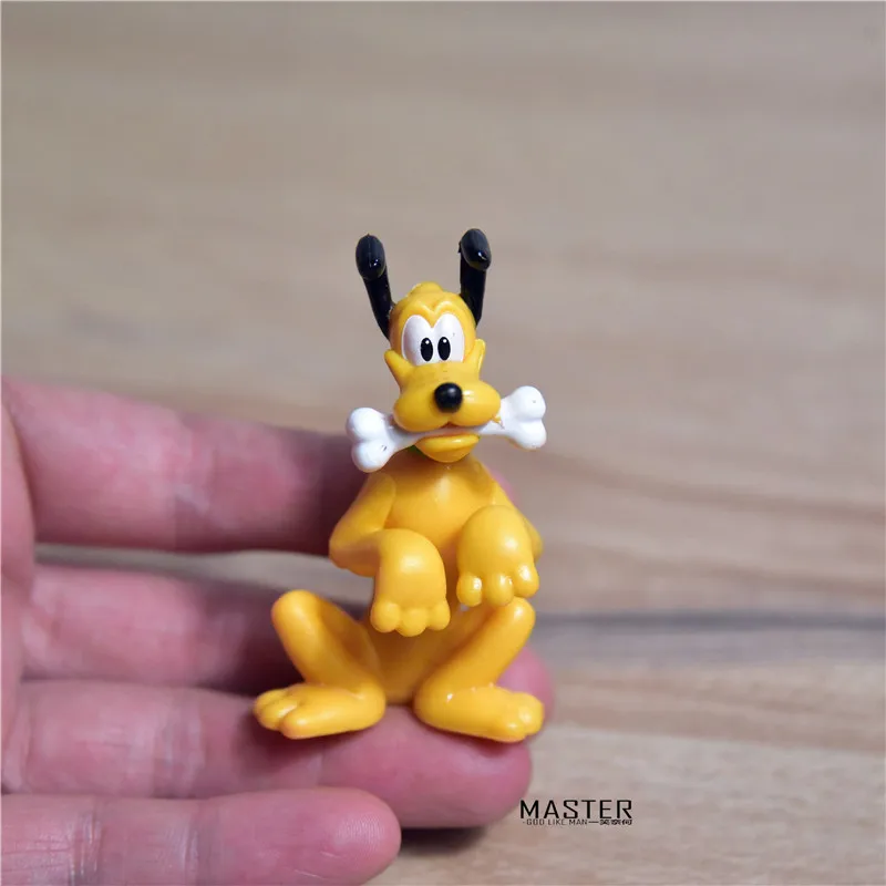 

12piece 6.5cm Pluto dog Action Figure Model Toy pluto collection figure toys Cartoon doll model decorations
