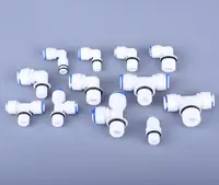 1/4 Hose Fitting Plumbing Fittings for Water Pipe Quick Connector 3/8 Filter Attachment Valve Family RO System Home Improvement