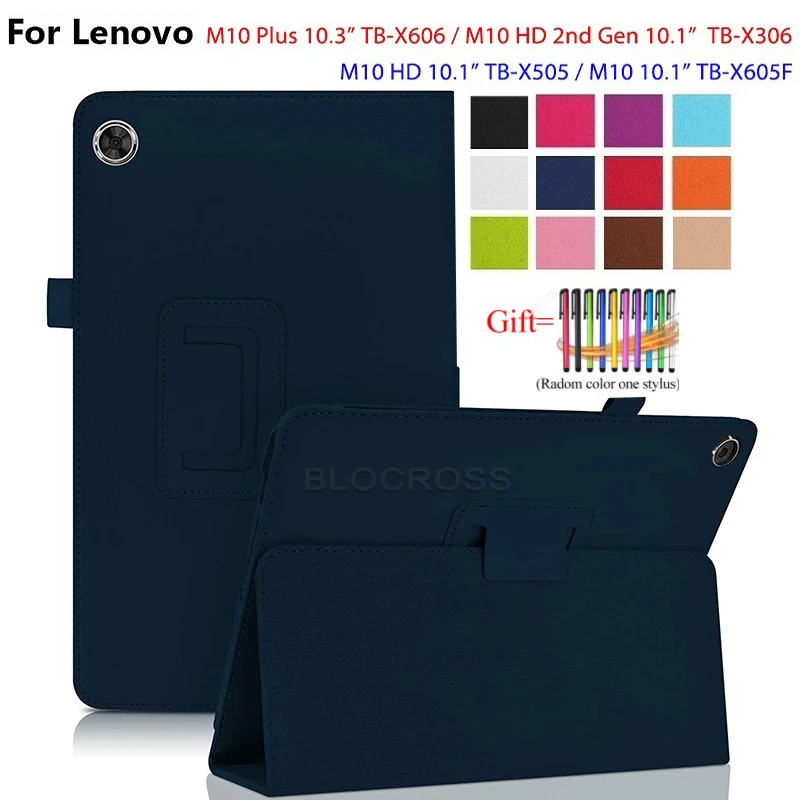 

Light Case for Lenovo Tab M10 FHD Plus TB-X606F X606X 2020 10.3 Cover Funda for Lenovo Tab M10 X505F X605 10.1 Case with Stylus