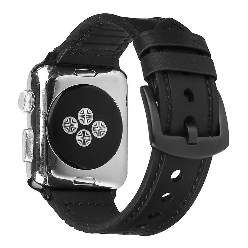 Кожаный силиконовый ремешок для apple watch 44 мм серия 4 3 2 1 ремешок для iwatch 38 мм 42 мм браслет умные аксессуары замена запястья