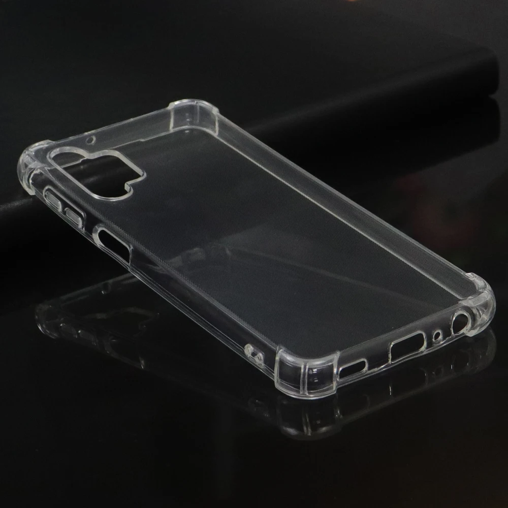 

For Samsung Galaxy A32 5G Shockproof HD Clear Transparent Silicone TPU Soft Phone Back Case Cover Coque Funda