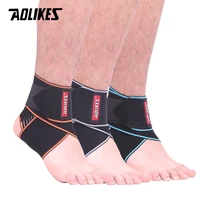 aolikes 1pcs ankle support sport anti slip ankle brace protector adjustable elastic guard