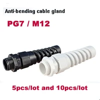 cable glands pg7 m12 waterproof cable connectors nylon cable glands thread gland rubber wiring conduit plastic cable sleeve ip68
