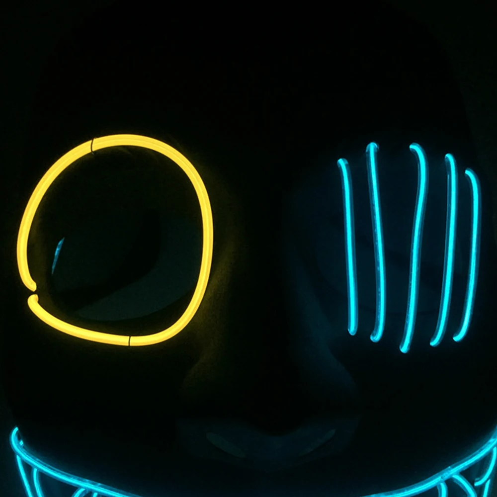 Светодиодный светильник на Хэллоуин Вечерние Маски с кисточками и