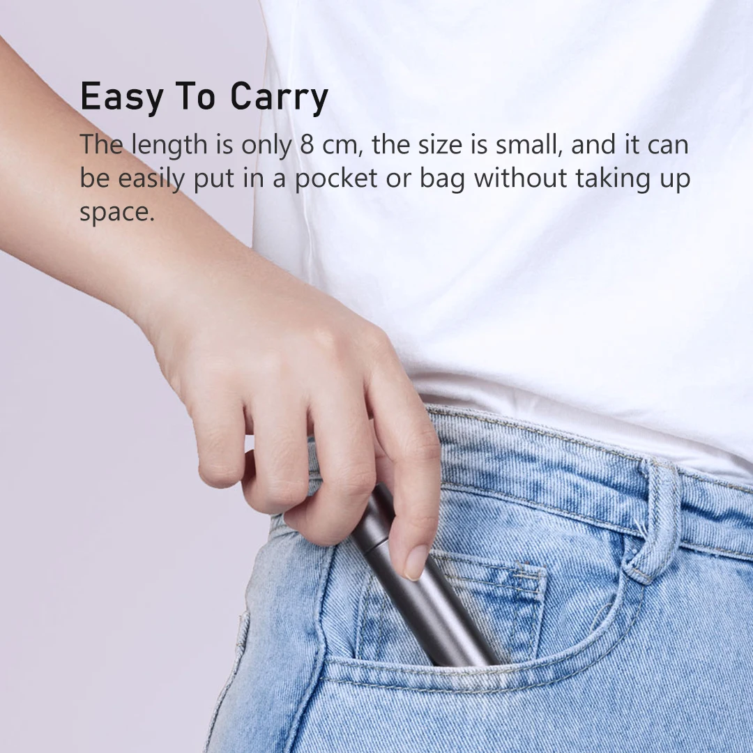 

CHAO Mini Portable LED Flashlight 23.78LM Long Distance Three Gear Rechargeable Waterproof For Camping Cycling Emergency Walk