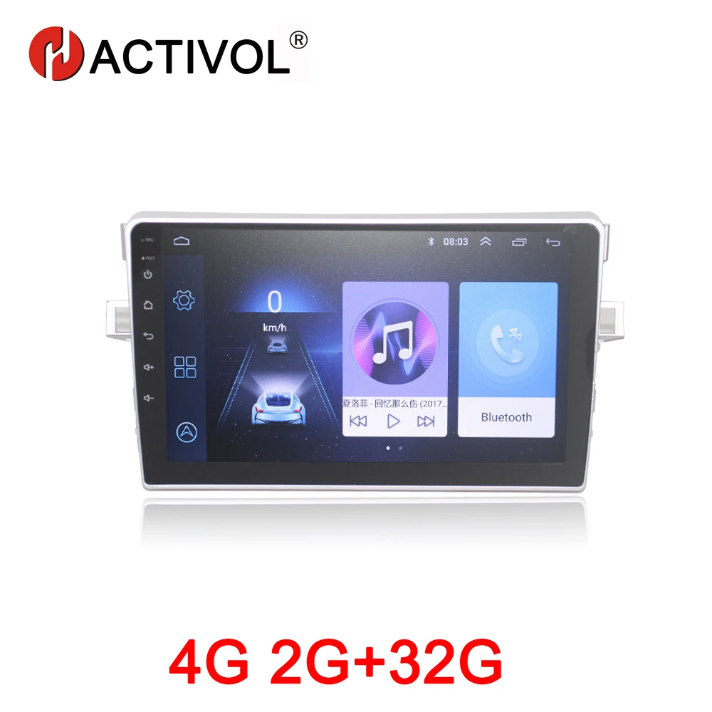 Автомагнитола HACTIVOL 2G + 32G Android 9 1 для Toyota Avensis Verso E'Z 2010 2015 dvd плеер gps navi