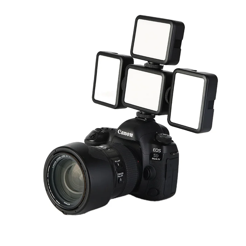 

Portable Mini LED Photography Lighting Dimmable Camera DSLR Photography Lighting Selfie Fill Light 2000mAh Battery Powered Vlog