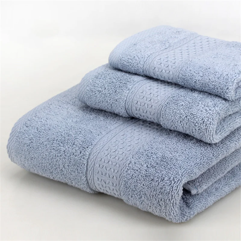 

100%Cotton Bath Towel Set,1 Large Bath Towels,1 Hand Towels,1 Washcloths. Hotel Quality For Bathroom Highly Absorbent