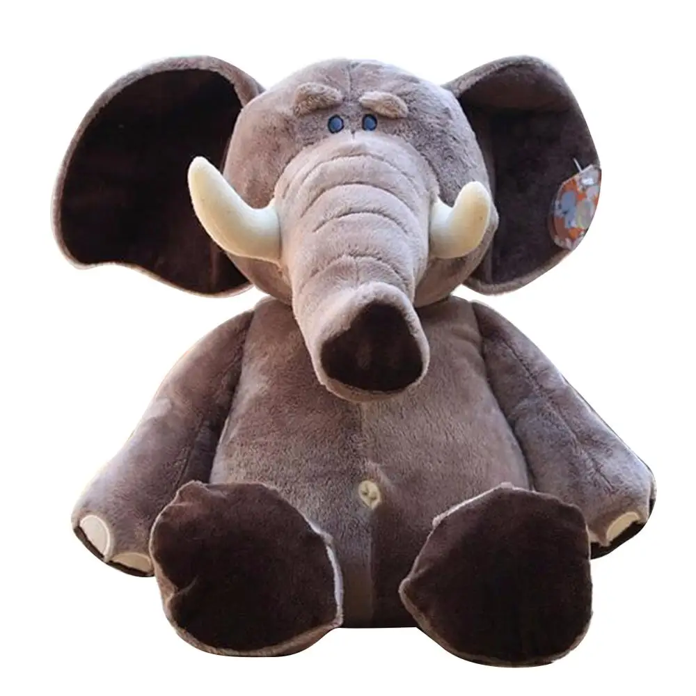 

25CM Jungle Brothers Plush Stuffed Toy Elephant Animals Dolls for Kid Gifts
