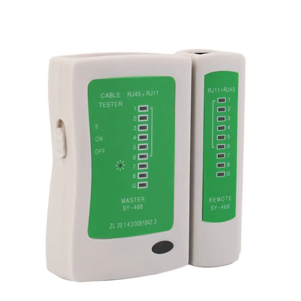 Профессиональный сетевой кабель тестер RJ45 RJ11 RJ12 CAT5 незащищенная витая пара кабеля локальной сети тестер сетевых инструментов ручной телефонная проводка линии детектор