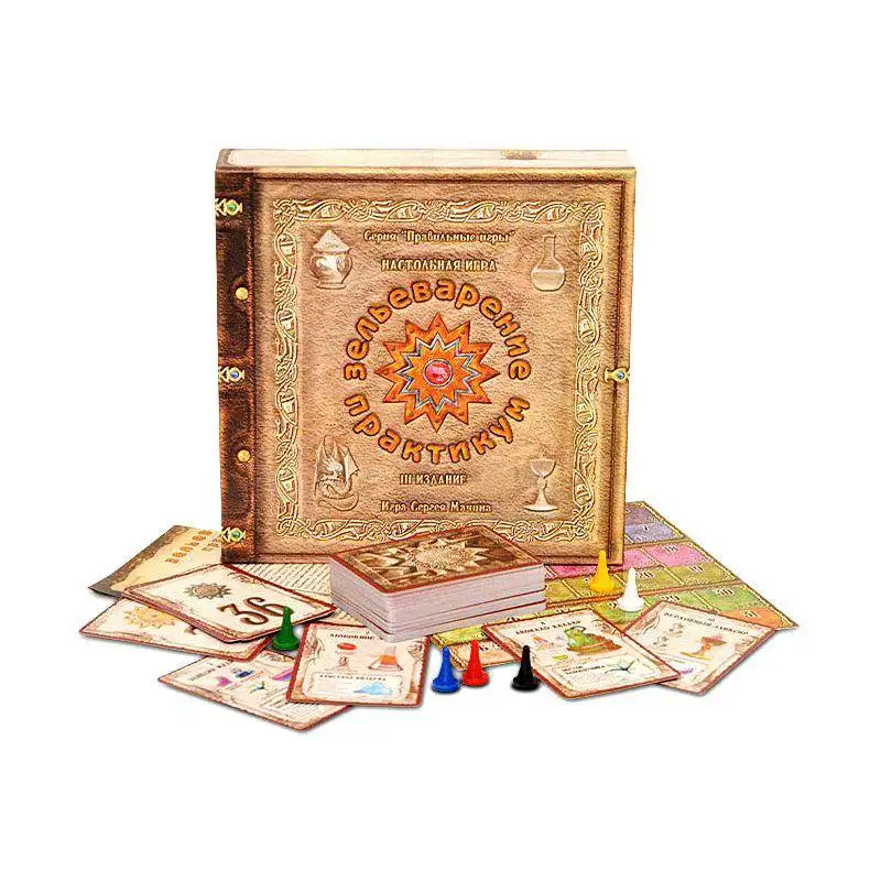 Board Game GAMES RIGHT 5.1.01 Potions. Workshop. III edition. games development learning Party company role playing games. | Игрушки и