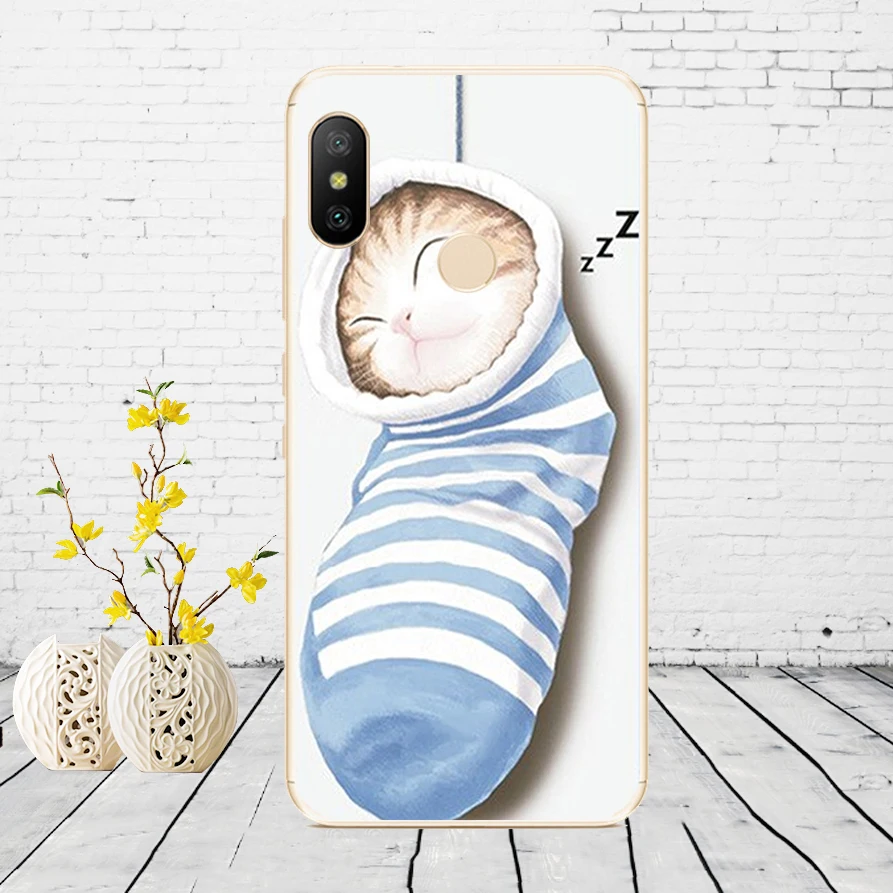 K10 Силиконовый чехол для Xiaomi mi A2 LITE, чехол с полной защитой, мягкая задняя крышка из ТПУ, чехол для телефона s для Xio mi A2 LITE, бампер - Цвет: K10