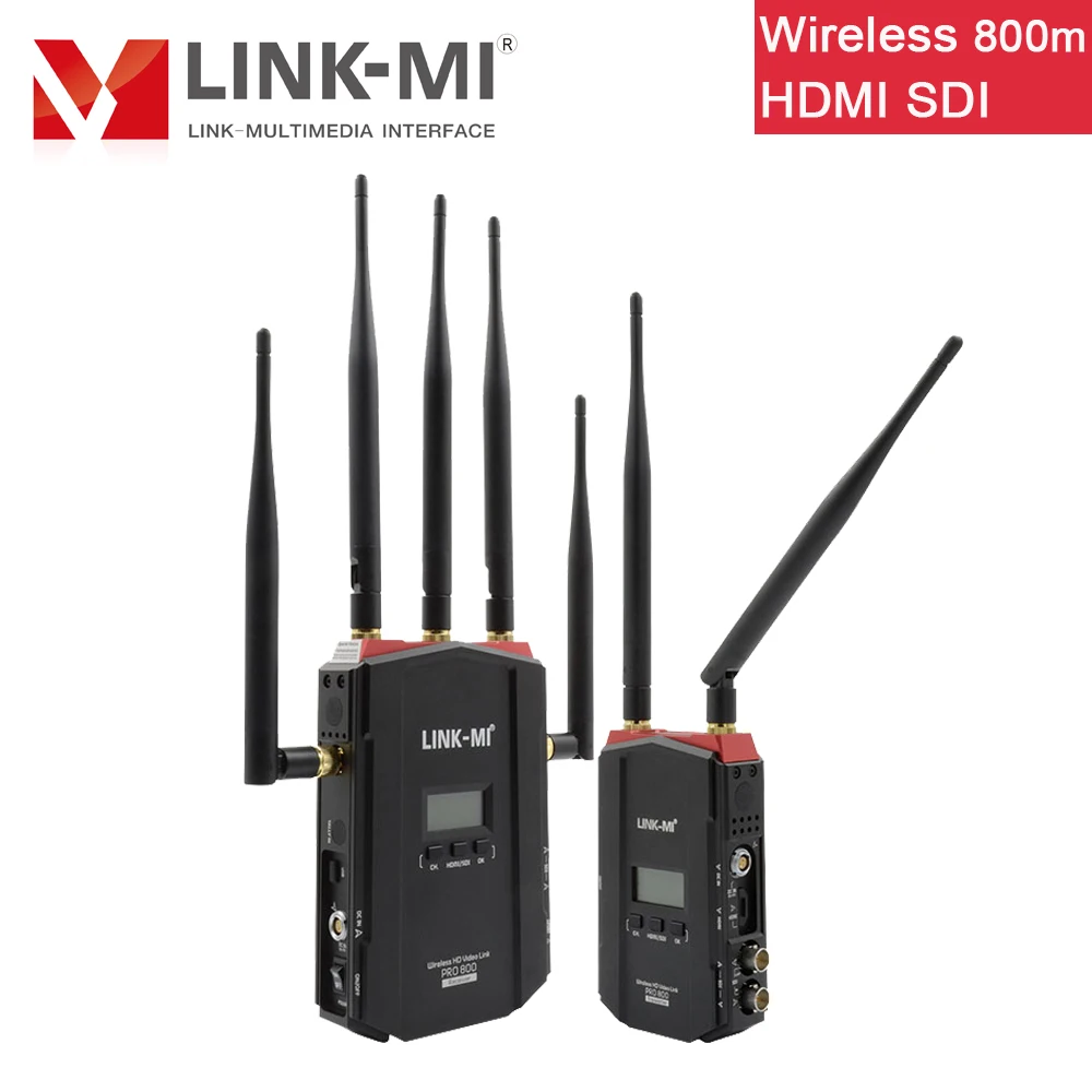 LINK MI беспроводной 800 м HDMI/SDI HD видеокамера передатчик и приемник система передачи