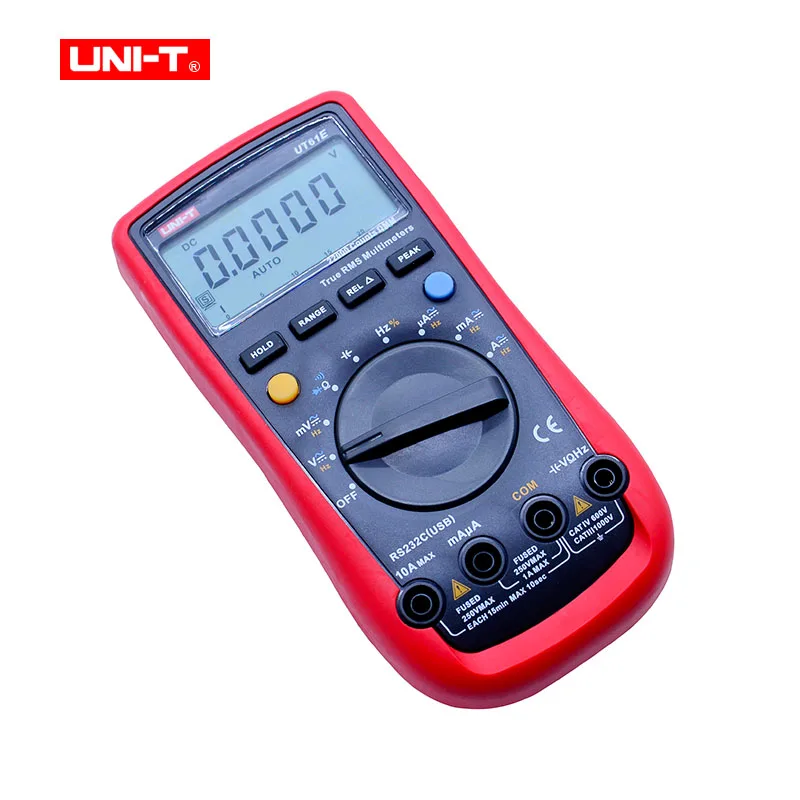 UNI-T UT61E Цифровой мультиметр True rms Авто Диапазон UT61A/B/C/D AC DC измеритель удержания