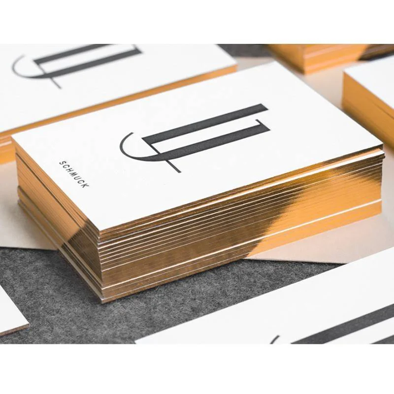 Индивидуальная Высококачественная визитная карточка из Пномпеня горячее золото