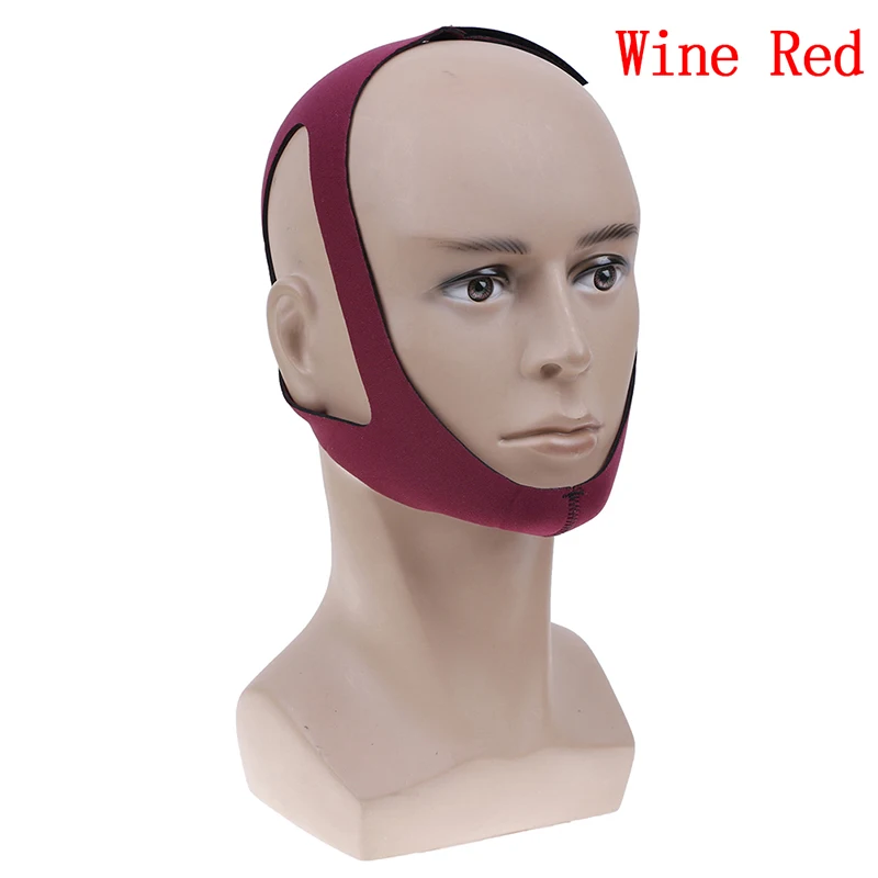 Новый Неопреновый ремень против храпа для подбородка апноэ челюсть поддержка