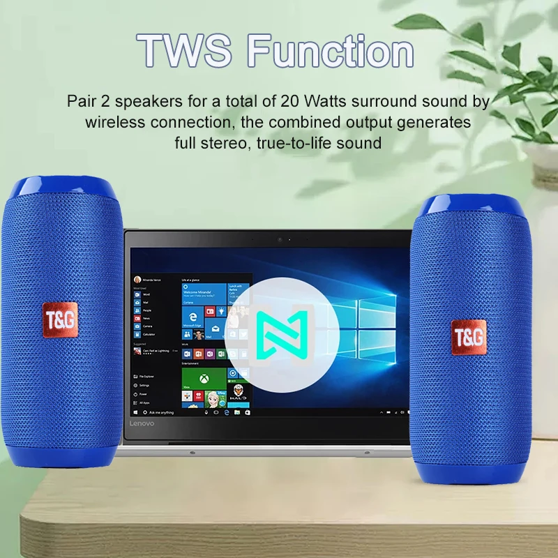 Портативный Altavoces Bluetooth Динамик Водонепроницаемый сабвуфер s Наушники-вкладыши TWS