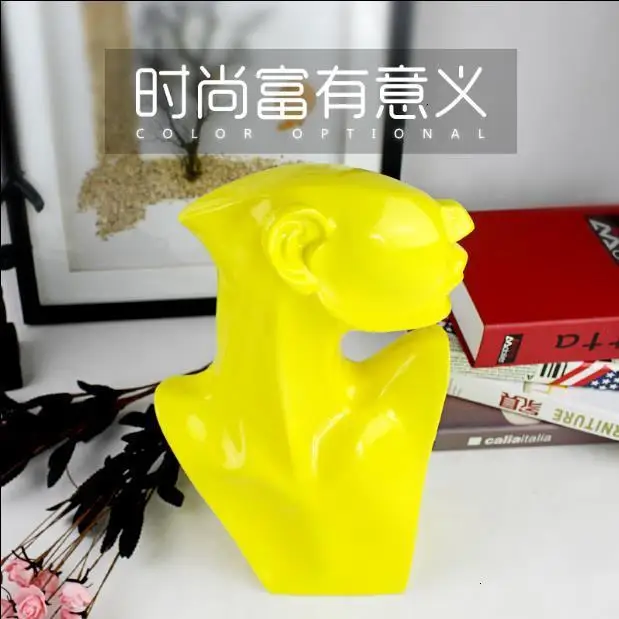 Абстрактная Современная Дамская скульптура смола медитация статуя девушки