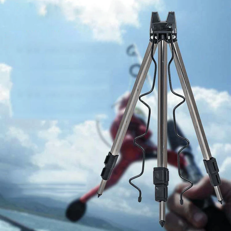 Складной держатель для удочки подледной рыбалки подставка штатив