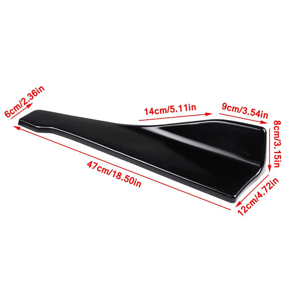 

1 Pair Car Rear Bumper Lip Protector Rear Side Skirt Winglets Diffusers for BMW F10 F30 F32 F36 F80 Car Accessories Parts
