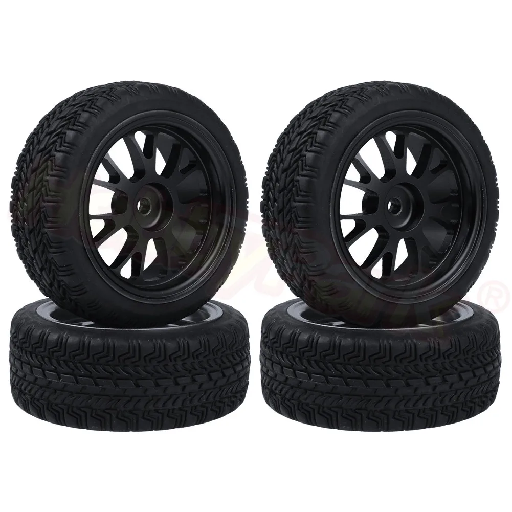 Type 2 Black 7949 4 шт. 7 мм концентраторы RC автомобильные колеса и шины для WLtoys A959 A949 A969 A979 A959B A969B A979B 1/18 RC Запасные части для автомобиля - Цвет: Type 2 Black 7949