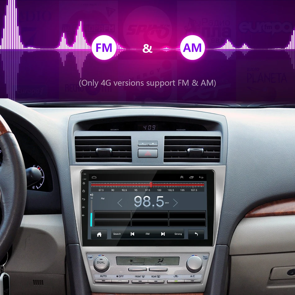 Для Camry 2006 2011 Android 9 0 автомобильное радио 2din 8 ядерный мультимедийный плеер GPS navigatio