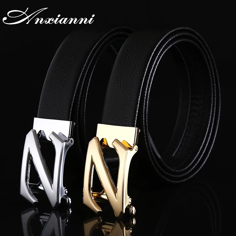 Designer Famous High Quality Luxury Belts Mens Leather Male Brand genuine Belts for Men Automatic Buckle Strap Z letter