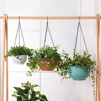 hand made wicker rattan flower basket green vine pot planter hanging vase container wall plant basket for garden gb05