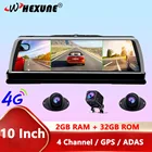 360 панорамный 4-канальный видеорегистратор с приводом 4G Автомобильный видеорегистратор ADAS WIFI видеорегистратор 10 
