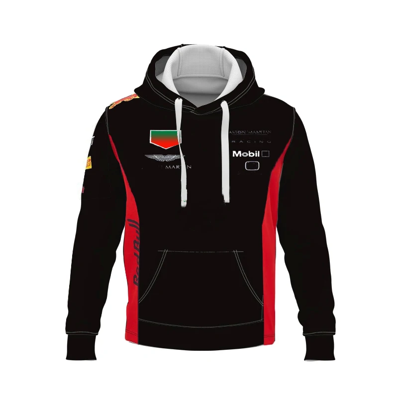 Мужская толстовка с капюшоном F1 Racing Formula One Red Bull топ 3D принтом гоночной команды