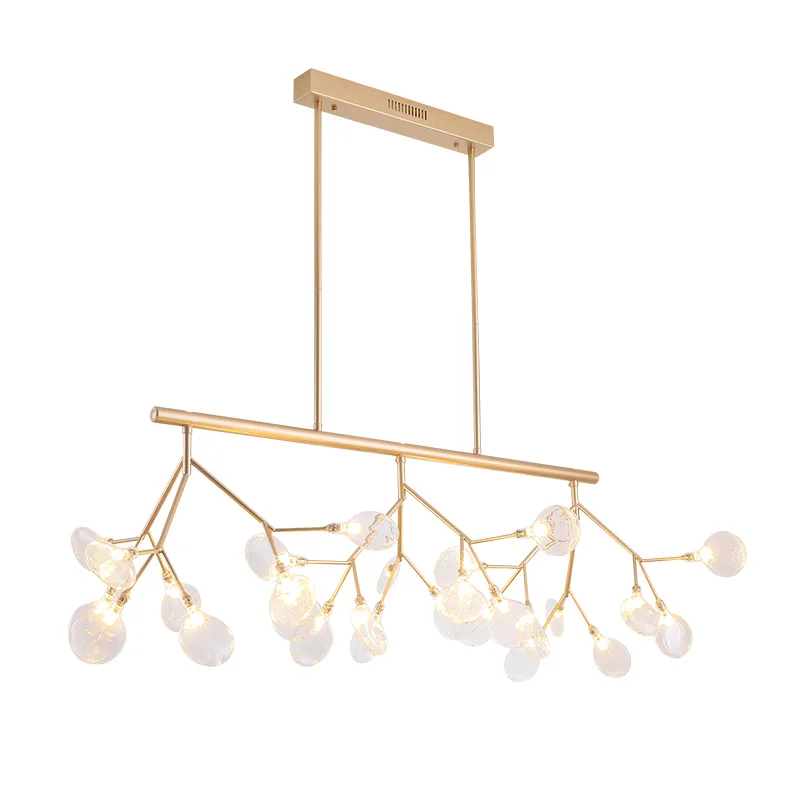 Светодиодный светильник в виде ветки дерева люстра для кухни столовой бара heracleum