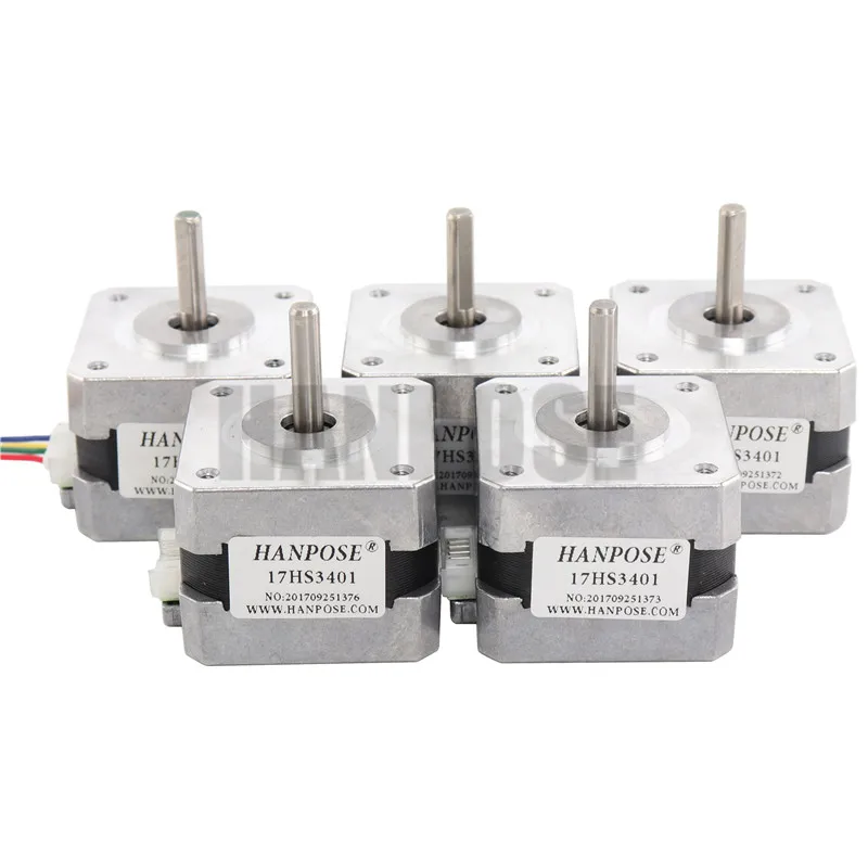 3 шт./лот 17HS3401 4-проводной шаговый двигатель Nema 17 42bygh 1.3A для фрезерного станка с ЧПУ